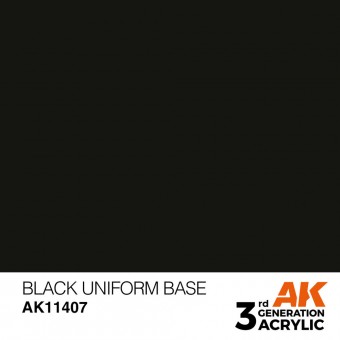 AK Interactive AK11407 Black Uniform Base
