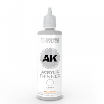 AK Interactive AK11500 ACRYLIC 3GEN THINNER 100ml