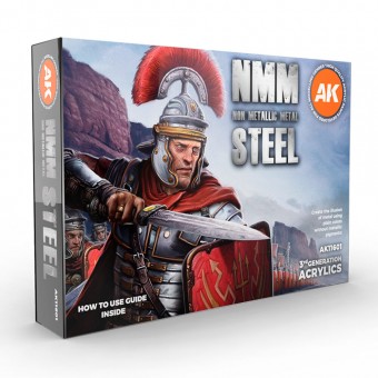 AK Interactive AK11601 NON METALLIC METAL: STEEL