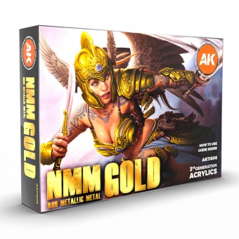 AK Interactive AK11606 NON METALLIC METAL: GOLD