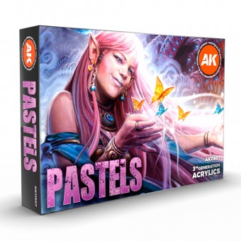 AK Interactive AK11607 PASTELS COLORS SET