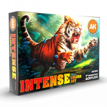 AK Interactive AK11612 INTENSE COLORS SET