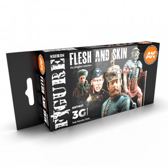 AK Interactive AK11621 FLESH AND SKIN COLORS 3G