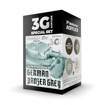 AK Interactive AK11642 MODULATION GERMAN PANZER GREY 3G