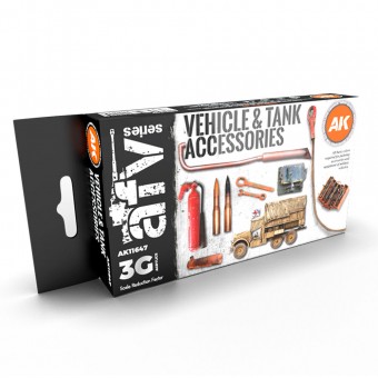 AK Interactive AK11647 TANK ACCESORIES 3G