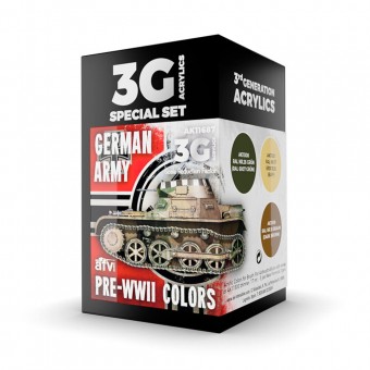 AK Interactive AK11687 GERMAN ARMY PRE-WWII COLORS