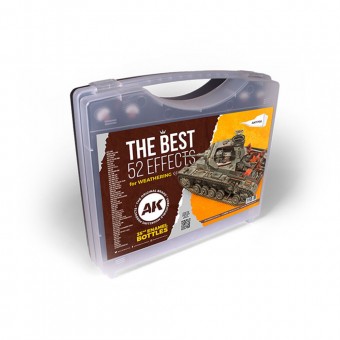 AK Interactive AK11708 3G PLASTIC BRIEFCASE 52 ENAMELS COLORS