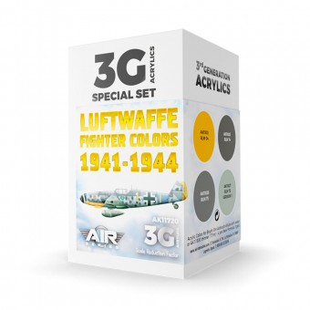 AK Interactive AK11720 Luftwaffe Fighter Colors 1941-1944 SET 3G
