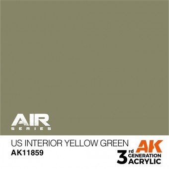 AK Interactive AK11859 US Interior Yellow Green