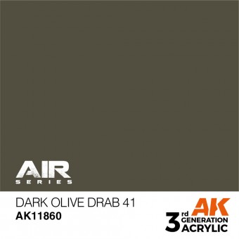 AK Interactive AK11860 Dark Olive Drab 41