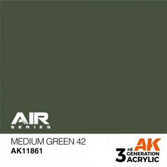 AK Interactive AK11861 Medium Green 42