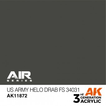 AK Interactive AK11872 US Army Helo Drab FS 34031