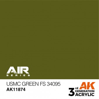 AK Interactive AK11874 USMC Green FS 34095