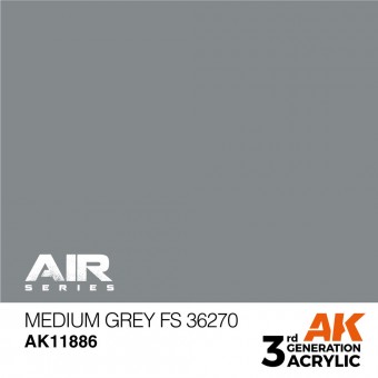 AK Interactive AK11886 Medium Grey FS 36270