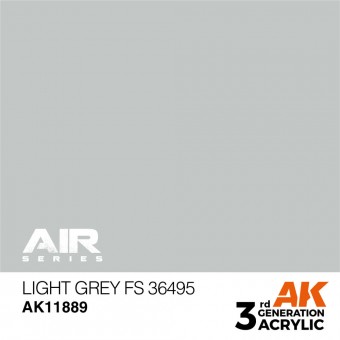 AK Interactive AK11889 Light Grey FS 36495
