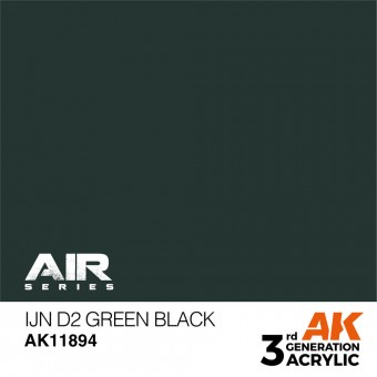 AK Interactive AK11894 IJN D2 Green Black