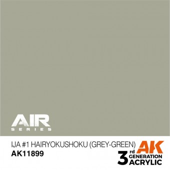 AK Interactive AK11899 IJA #1 Hairyokushoku (Grey-Green)