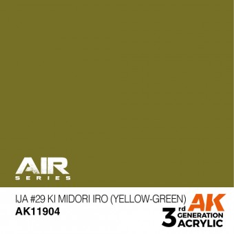 AK Interactive AK11904 IJA #29 Ki Midori iro (Yellow-Green)