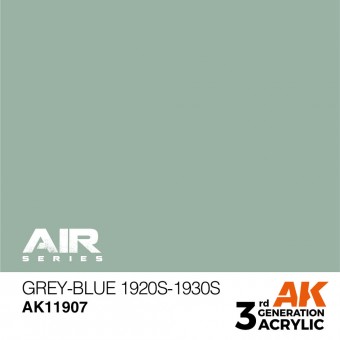 AK Interactive AK11907 Grey-Blue 1920s-1930s