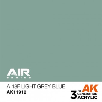 AK Interactive AK11912 A-18f Light Grey-Blue