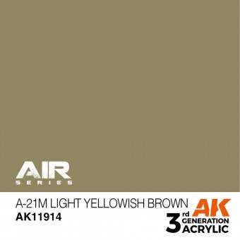 AK Interactive AK11914 A-21m Light Yellowish Brown