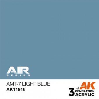 AK Interactive AK11916 AMT-7 Light Blue