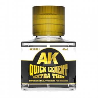 AK Interactive AK12001 QUICK CEMENT EXTRA THIN