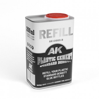 AK Interactive AK12003-B REFILLPLASTIC CEMENT STANDARD DENSITY