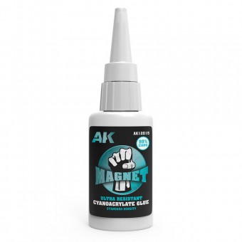 AK Interactive AK12015 MAGNET CYANOCRYLATE GLUE / MAGNET PEGAMENTO CIANOCRILATO