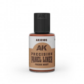 AK Interactive AK12105 PRECISION PANELINER- FRESH RUST 30ml