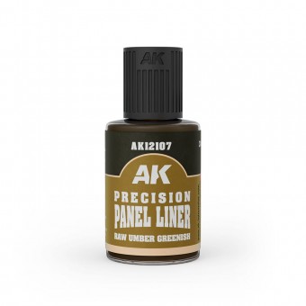 AK Interactive AK12107 PRECISION PANELINER pcs.RAW UMBER GREENISH 30ml