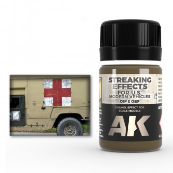 AK Interactive AK123 STREAKING EFFECTS FOR OIF & OEF - US VEHICLES