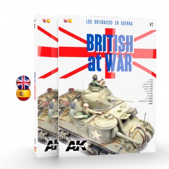 AK Interactive AK130003 BRITISH AT WAR - LOS BRITANICOS EN GUERRA - Bilingual - VOL II