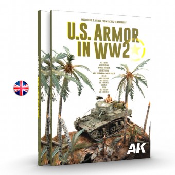 AK Interactive AK130019 U.S ARMOR IN WW2 pcs.English