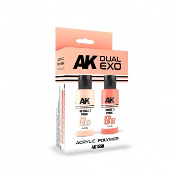 AK Interactive AK1550 TWINKLE PINK & CHAR'S PINK DUAL EXO Set 8