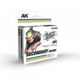 AK Interactive AK16022 SECONDARY COLORS SET