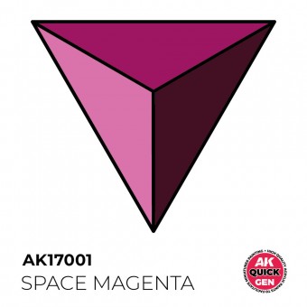AK Interactive AK17001 SPACE MAGENTA 18 ml - QUICK GEN