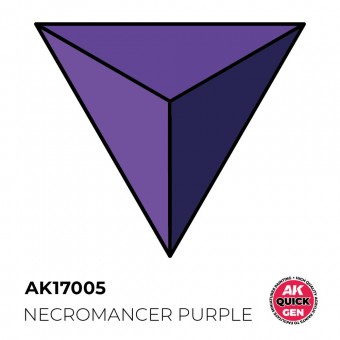 AK Interactive AK17005 NECROMANCER PURPLE 18 ml - QUICK GEN