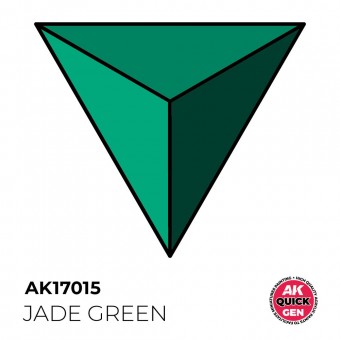 AK Interactive AK17015 JADE GREEN 18 ml - QUICK GEN