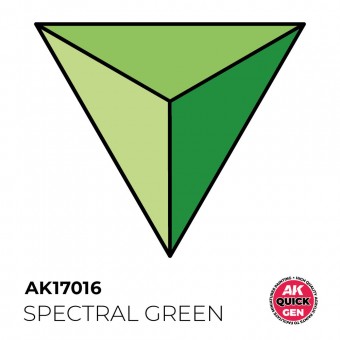 AK Interactive AK17016 SPECTRAL GREEN 18 ml - QUICK GEN