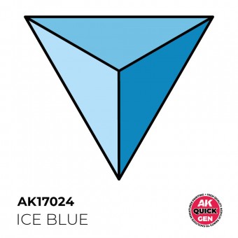 AK Interactive AK17024 ICE BLUE 18 ml - QUICK GEN