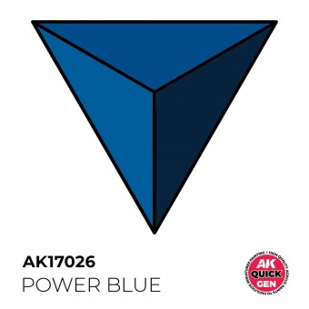 AK Interactive AK17026 POWER BLUE 18 ml - QUICK GEN