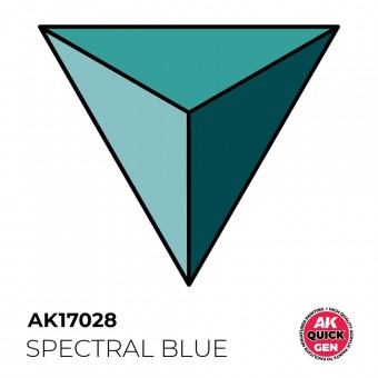 AK Interactive AK17028 SPECTRAL BLUE 18 ml - QUICK GEN