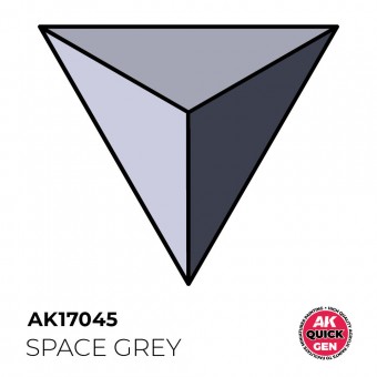 AK Interactive AK17045 SPACE GREY 18 ml - QUICK GEN
