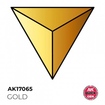 AK Interactive AK17065 GOLD 18 ml - QUICK GEN
