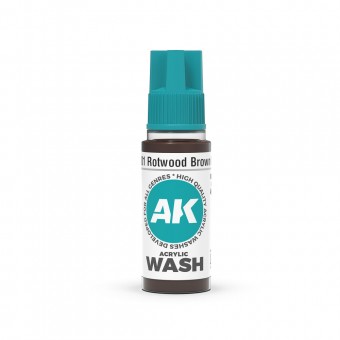 AK Interactive AK19301 Rotwood Brown Wash 18ml