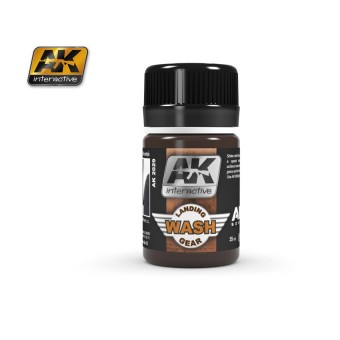 AK Interactive AK2029 WASH FOR LANDING GEAR (35 ml)  - Air Weathering Product