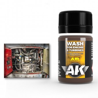 AK Interactive AK2033 WASH FOR AIRCRAFT ENGINE