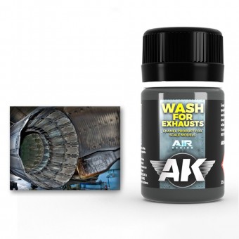 AK Interactive AK2040 WASH FOR EXHAUST