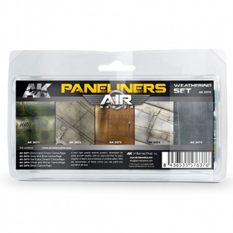 AK Interactive AK2070 PANELINERS WEATHERING SET